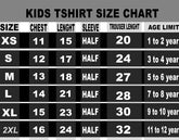 beautiful aphabetical printed kids suit